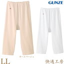 ペチコート レディース GUNZE 快適工房 七分パンティ KH3064 LLサイズ 単品 gunze グンゼ ショーツ 大きいサイズ ペチパンツ 婦人下着(0...