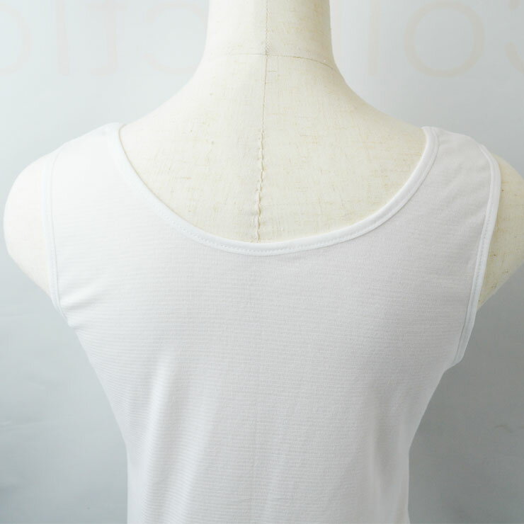 キッズ インナー 女の子 モールドカップ付き タンクトップ 35-562 単品 袖なし カップあり 綿混 ランニング 女児 子供 下着 肌着 子ども ジュニア スクール 白 ホワイト (01893)