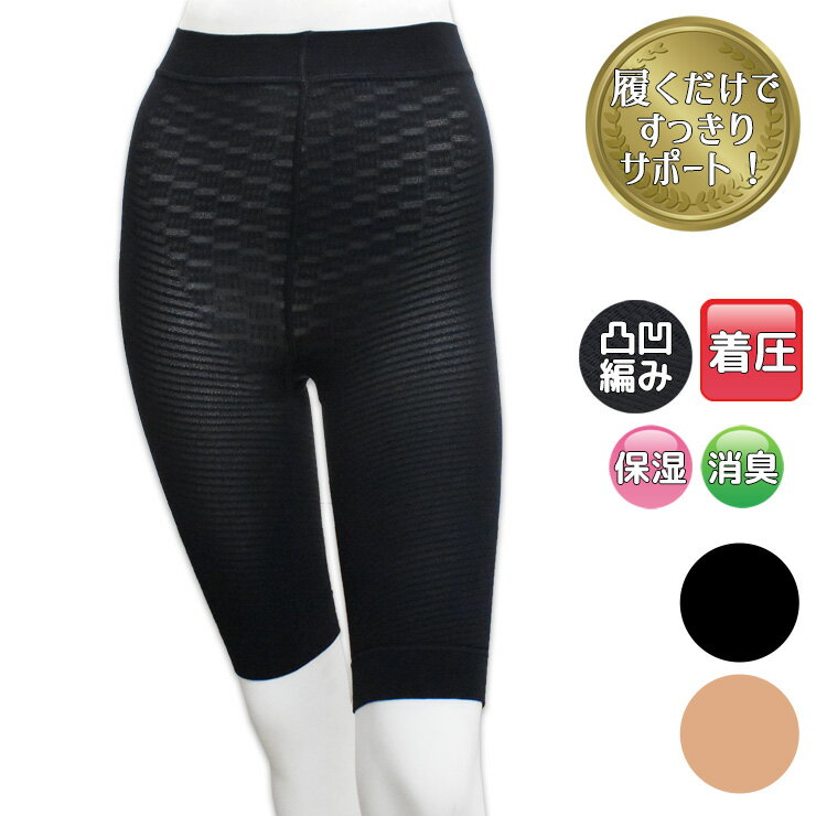 ガードルショーツ Style Up Pants 5分丈 79-532 単品 送料無料 補正下着 ショーツ 補正下着 ガードル お腹引き締め ショーツ ウエスト 引き締め レディース 保湿 消臭 着圧 レディース 5分丈 ガードル ロング（03595）のサムネイル