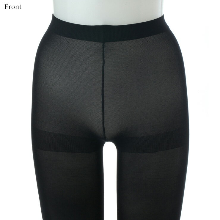 愛知インナーハウスのタイツ レディース アツギ 110デニール FP13112P 2足組 atsugi あったか 暖かい あたたかい 黒 発熱タイツ 秋冬 抗菌 防臭（05837）｜アングル3