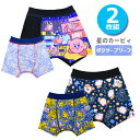 ボクサーパンツ キッズ 星のカービィ 2枚組 35471 35472 前とじ 男の子 キャラクター パンツ ボクサーブリーフ 男児 子供 (06601)