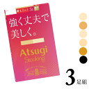 レディース アツギ ストッキング New 強く丈夫で美しく FP12133P 3足組 送料無料 婦人 アツギストッキング パンティストッキング まとめ買い パンスト 静電気防止 補強トウ atsugi(06651)