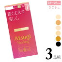 ストッキング ひざ下 アツギ New 強く丈夫で美しく ひざ下丈 FS88063P 3足組 送料無料 ショートストッキング 膝下 ひざ下 パンスト パンティストッキング まとめ買い セット パンスト 静電気防止 補強トウ(06674)