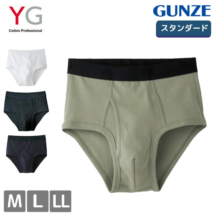 Gunze - 【2点以上お買い上げで送料無料】ブリーフ メンズ GUNZE YG スタンダードブリーフ YV0030 YVP030 単品 前あき gunze 綿100％ yg グンゼ パンツ 前開き インナー 紳士肌着 紳士下着 (00117)