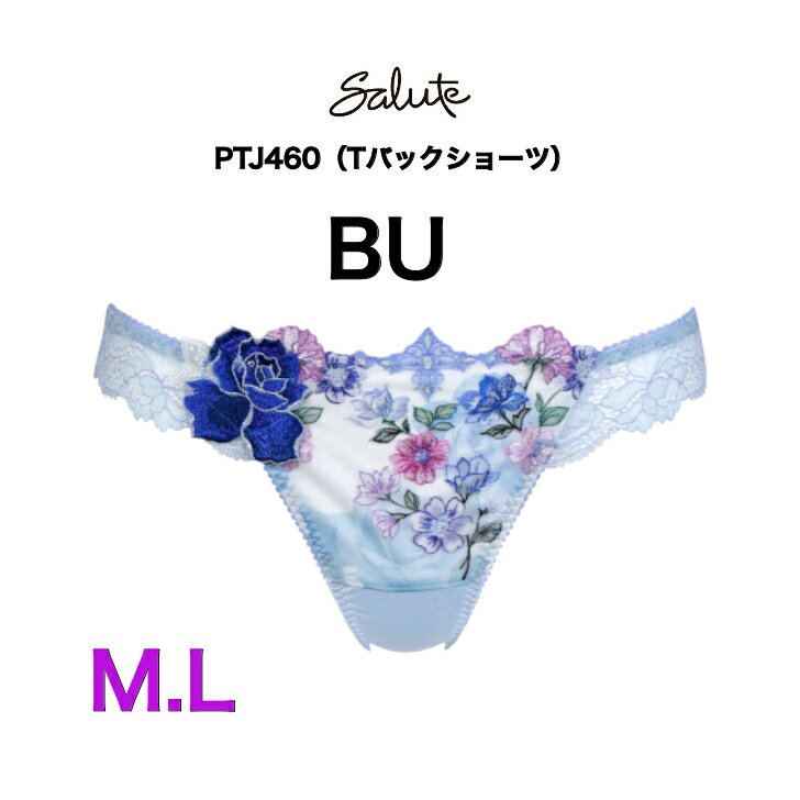 【SALE】25%OFF salute サルート PTJ460 ワコール Tバックショーツ ソングショーツ 60グループ Mサイズ Lサイズ 【単品ゆうパケット】