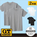 グンゼ【GTホーキンス】クルーネックTシャツ【2枚セット】:HK10132 【あす楽_土曜営業】【あす楽_日曜営業】【半袖丸首Tシャツ】