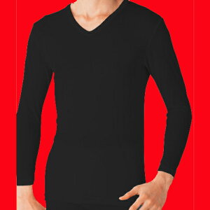 グンゼ【吸湿発熱】VネックロングTシャツ:YW1509【あす楽_土曜営業】【あす楽_日曜営業】