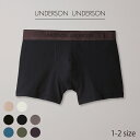 UNDERSON UNDERSON メンズ レギュラーショートボクサー | ボクサー ショーツ インナー アンダーウェア 前閉じ シンプル おしゃれ 大人 和紙 和紙ファブリック 通気性 無地 ロゴ 無添加 無染色 肌あれ 限定カラー UUMGG239051 UUMGG234051