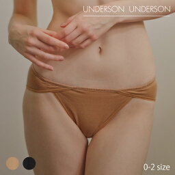 UNDERSON UNDERSON カシュクールショーツ | ショーツ 下着 アンダーウェア カシュクール 鼠径部 鼠径部解放 リラックス ゆったり ノンストレス ストレスフリー 柔らか 快適 通気性 和紙素材 レディース アンダーソンアンダーソン UUWGG239192