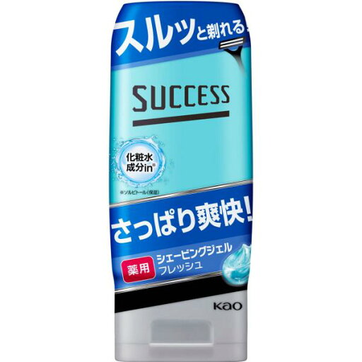 花王 サクセス 薬用シェービングジェル フレッシュタイプ 180g (医薬部外品) 花王 サクセス 薬用シェービングジェル フレッシュタイプ 180g (医薬部外品)