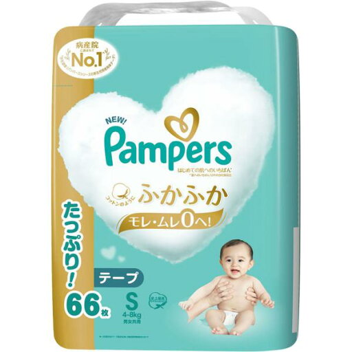 P&Gジャパン パンパース はじめての肌へのいちばんテープ ウルトラジャンボ S 66枚 P&Gジャパン パンパース はじめての肌へのいちばんテープ ウルトラジャンボ S 66枚