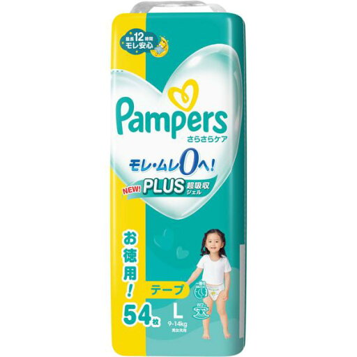 P&Gジャパン パンパース さらさらケアテープ ウルトラジャンボ L 54枚 P&Gジャパン パンパース さらさらケアテープ ウルトラジャンボ L 54枚
