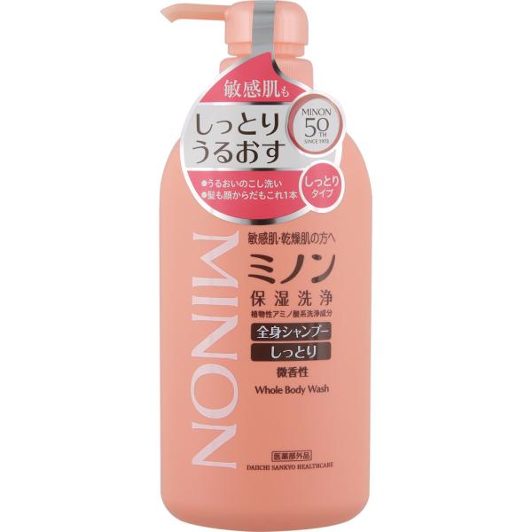 樂天商城 - 第一三共ヘルスケア ミノン 全身シャンプー しっとりタイプ 450mL (医薬部外品)