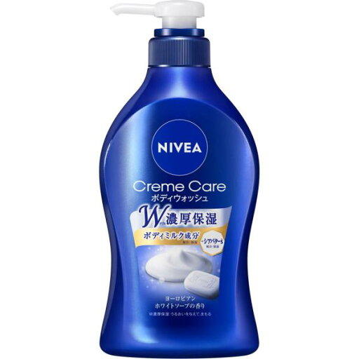 花王 ニベア クリームケア ボディウォッシュ ヨーロピアンホワイトソープの香り ポンプ 480mL 花王 ニベア クリームケア ボディウォッシュ ヨーロピアンホワイトソープの香り ポンプ 480mL