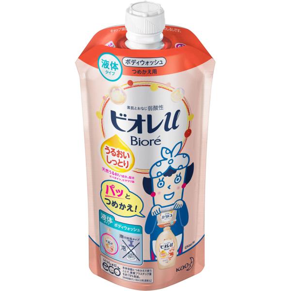 Soaps, Body Washes - 花王 ビオレu うるおいしっとりつめかえ用 340mL
