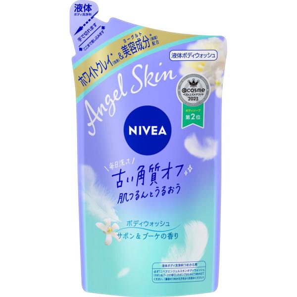 Body Care - 花王 ニベア エンジェルスキン ボディウォッシュ サボン＆ブーケの香り 詰替 360mL