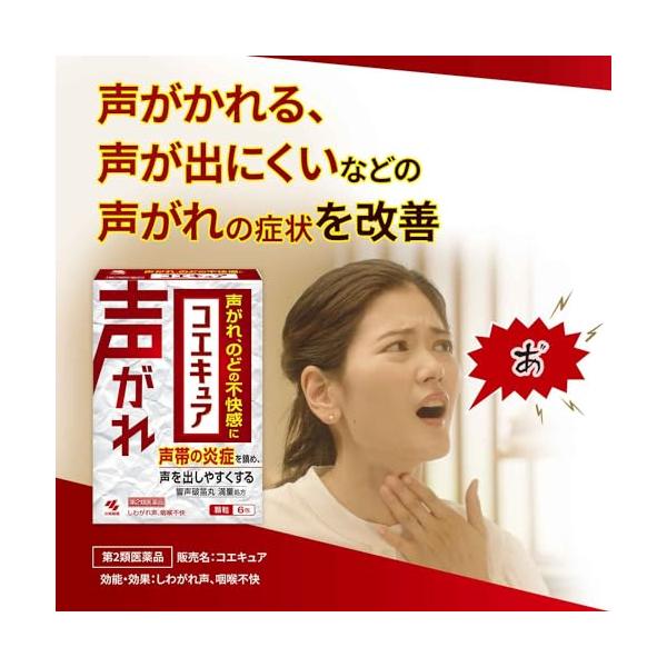 INNI SELECT・Global 対応の小林製薬 コエキュア 6包 【第2類医薬品】｜アングル2