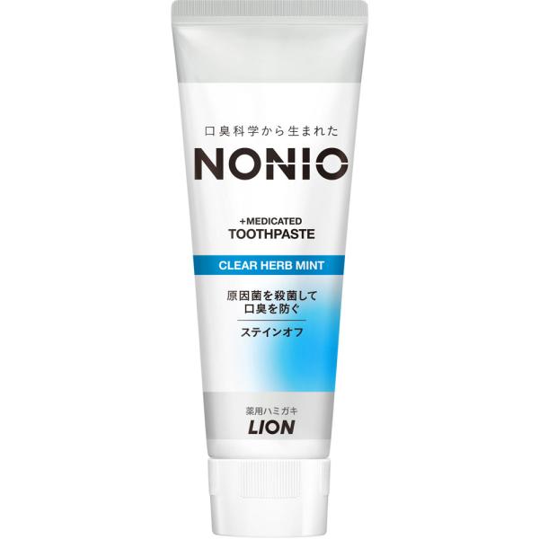 Rakuten - ライオン NONIO(ノニオ) ハミガキ クリアハーブミント 歯磨き粉 130g (医薬部外品)