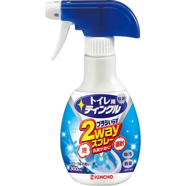 大日本除蟲菊 トイレ用ティンクル トイレ洗剤 直射・泡 2wayスプレー 本体 300ml