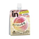 森永製菓 inゼリー フルーツ食感 もも味 150g