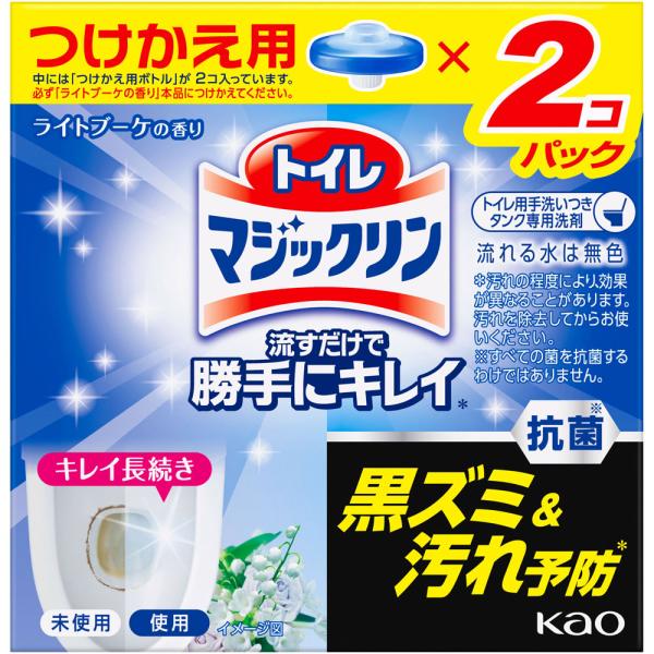 Rakuten - 花王 トイレマジックリン 流すだけで勝手にキレイ ライトブーケの香り つけかえ用 160G