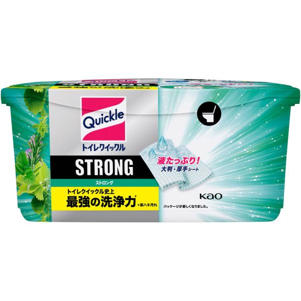 花王 トイレクイックルストロング ハーブ本体 8枚