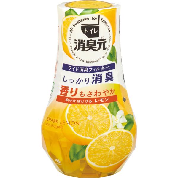 樂天商城 - 小林製薬 トイレの消臭元爽やかはじけるレモン 400ml