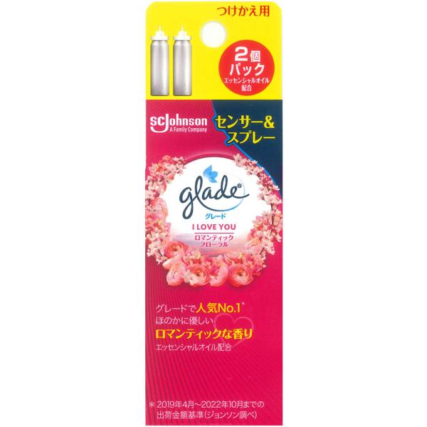 ジョンソン グレード　消臭センサー＆スプレー　ロマンティックフローラル　つけかえ用 18mlX2