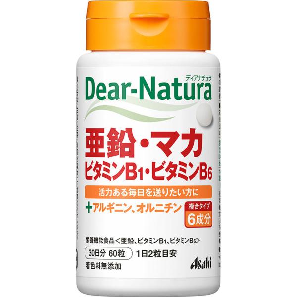 ディアナチュラ 亜鉛・マカ・ビタミンB1・ビタミンB6 200mg×60粒 【栄養機能食品】