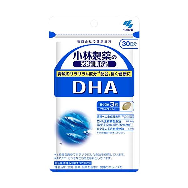 乐天商城 - 小林製薬 小林製薬の栄養補助食品 DHA 90T