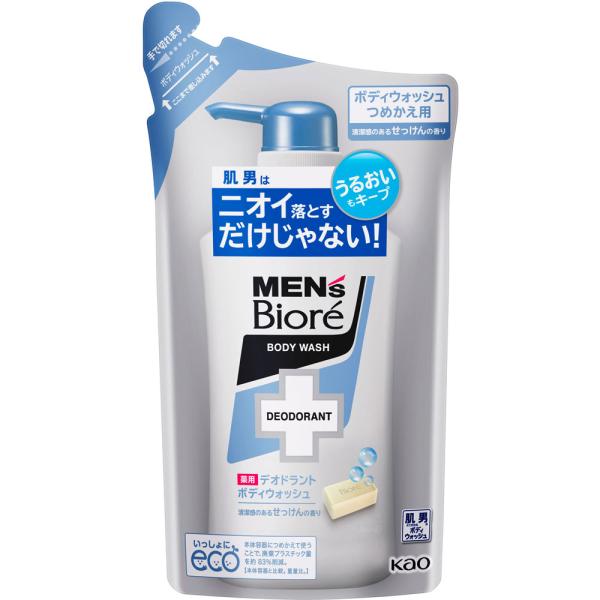 花王 メンズビオレ デオドラントボディウォッシュ せっけんの香り 詰替 380mL (医薬部外品)