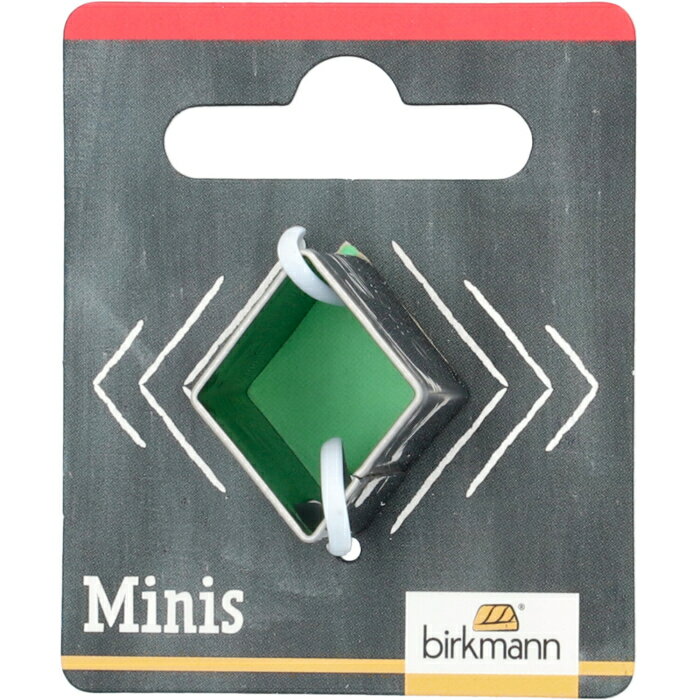 【BIRKMANN/ビルクマン】ミニクッキー型（ひし形型・2.5cm×2cm）
