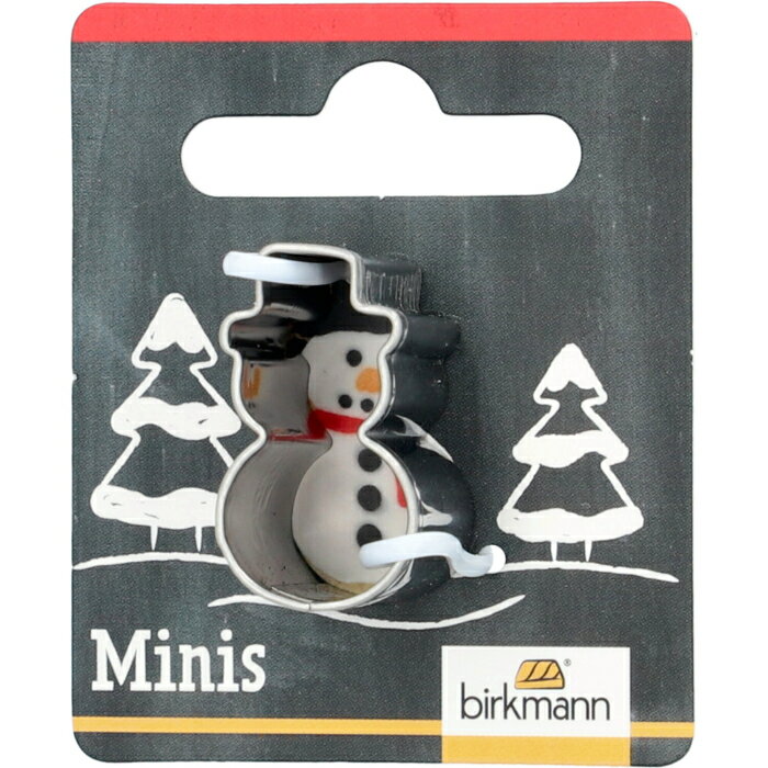 Rakuten - 【BIRKMANN/ビルクマン】ミニクッキー型（スノーマン型・2.7cm×1.5cm）