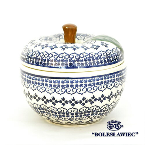 Zaklady Ceramiczne Boleslawiec/ザクワディ ボレスワヴィエツ陶器 リンゴのポット12.5cm-922 ポーリッシュポタリー ポーランド陶器