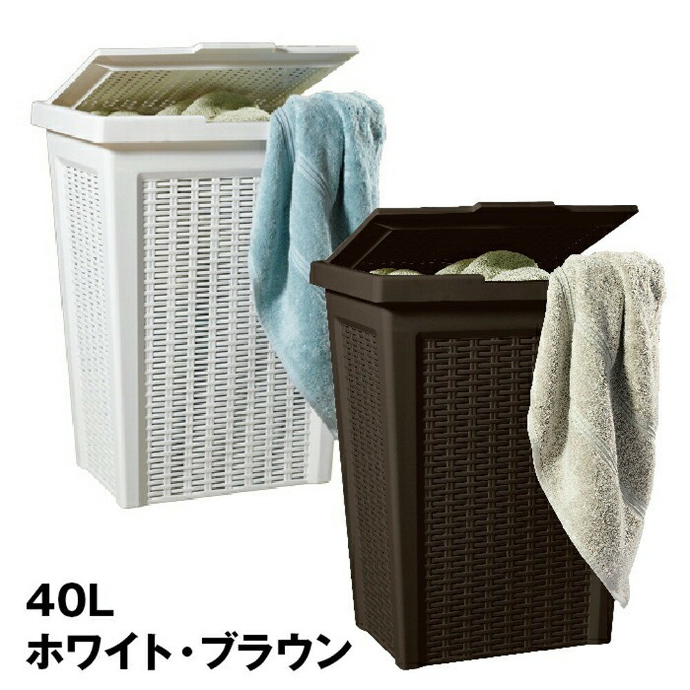 ランドリーバスケット 洗濯かご 洗濯カゴ おしゃれ 洗濯籠 大容量【送料無料】【KETER ランドリ ...