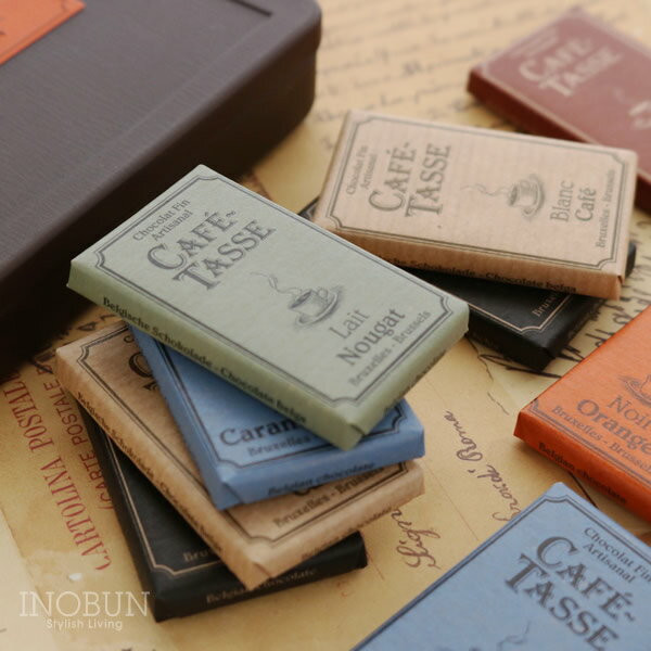 カフェタッセ CAFE TASSE ミニタブレット アソート 缶入り 18枚入り チョコレート ギフト バレンタインのサムネイル