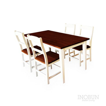 mam (マム) cresson dining table (クレソンダイニングテーブル) 1350 x 750 x 700mm ホワイト/カフェ