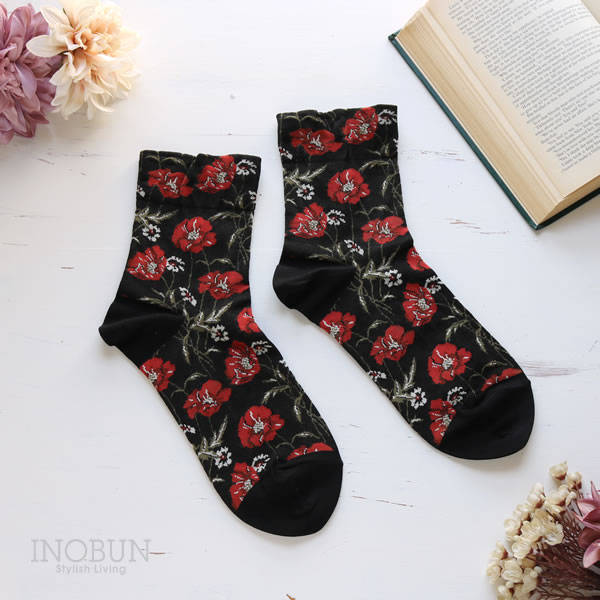 LIBERTY ソックス ポワレ BK 靴下 リバティ セール SALE