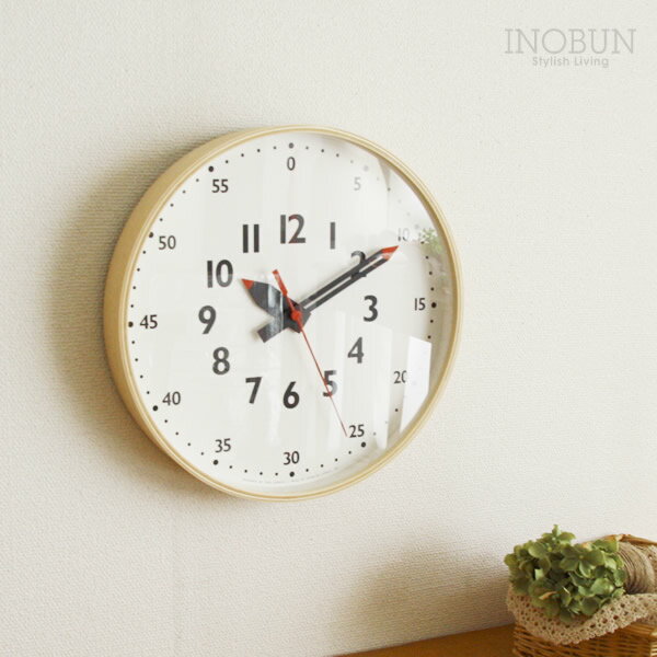 Rakuten - レムノス Lemnos ふんぷん キッズクロック fun pun clock 壁掛け時計 御祝い おしゃれ