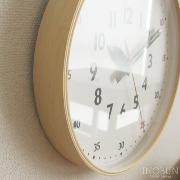 レムノス Lemnos ふんぷん キッズクロック fun pun clock 壁掛け時計 日本製 御祝い おしゃれ [2]