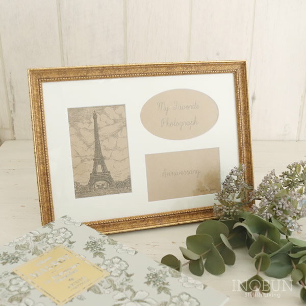 ゴールドフレーム EFT-FF ファミリーサイズ（3窓） ゴールド 27.7 x 20.4 cm 日本製 クリスマス