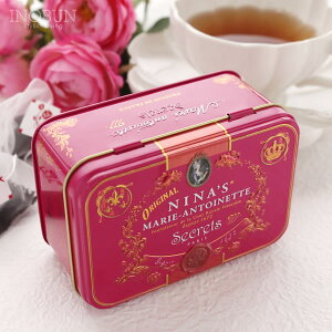 【期間限定！おトクなクーポン配布中】ニナス 紅茶 NINAS カトルフリュイルージュ Royal box for tea ティーバッグ缶 2.5g x 10袋 手土産 ギフト