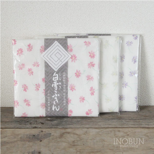白雪ふきん 友禅染 秋桜 コスモス 長月 30...の紹介画像3