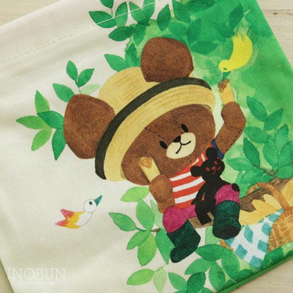 くまのがっこう ミニ巾着 コップ袋 日本製 ピ...の紹介画像3