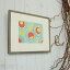 京の木版画 京都・竹笹堂 「afternoon moon」原田裕子 壁掛けフレーム ギフト 贈り物 16,500円