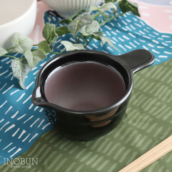 Rakuten - かもしか道具店 なっとうバチ 鉢 こぶり 黒 日本製 新生活