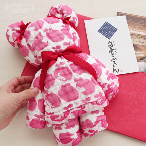 Rakuten - 白雪 湯上りタオル・白雪ベアーギフト 白雪姫 レッド バスタオル 出産祝い 箱詰 ギフト