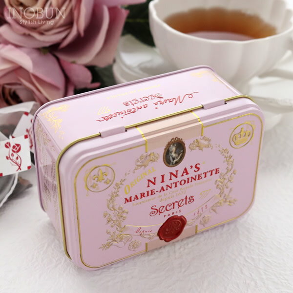 NINA'S ニナス 紅茶 オリジナル マリーアントワネットティー Royal box for tea ティーバッグ缶 2.5g x 10袋 NINAS 手土産 ギフト 母の日