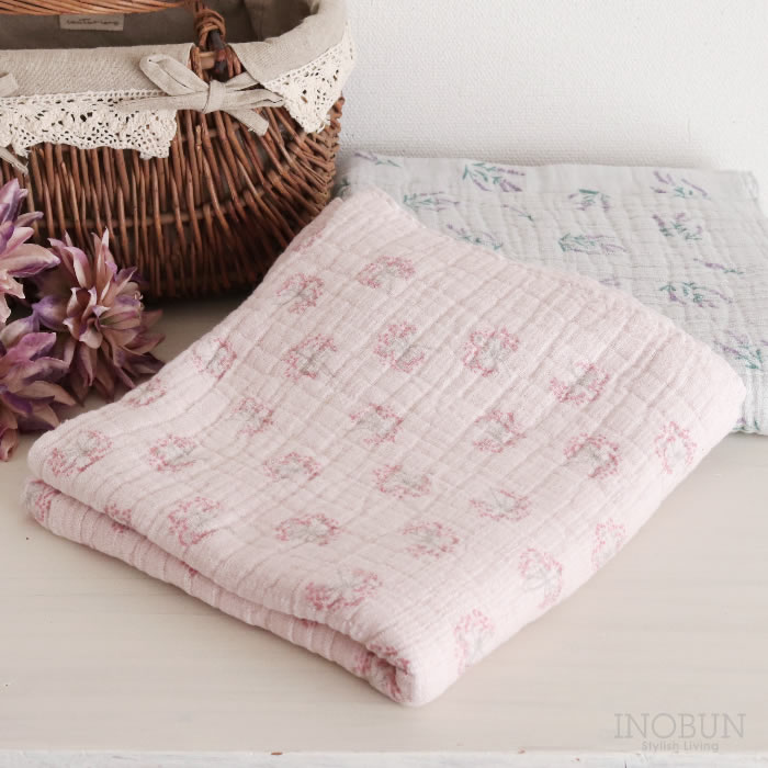 Rakuten - ふわふわガーゼ ソイル バスタオル 60 x 118cm 綿毛 ピンク calmland カームランド