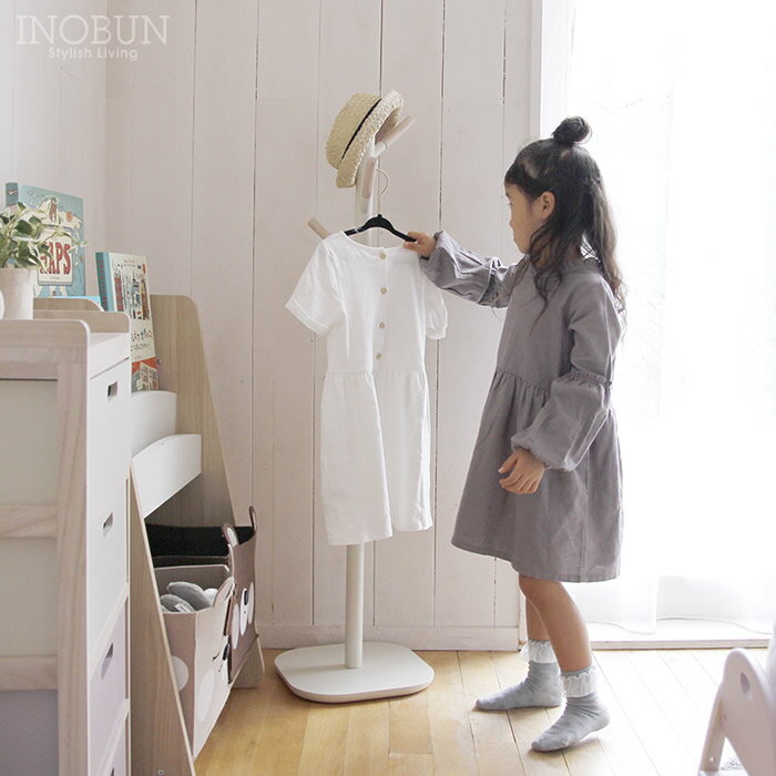 楽天イノブンオンラインショップキッズポールハンガー Kids Pole Hanger clime -mini- アイボリー 子供家具 天然木 新生活 こどもの日